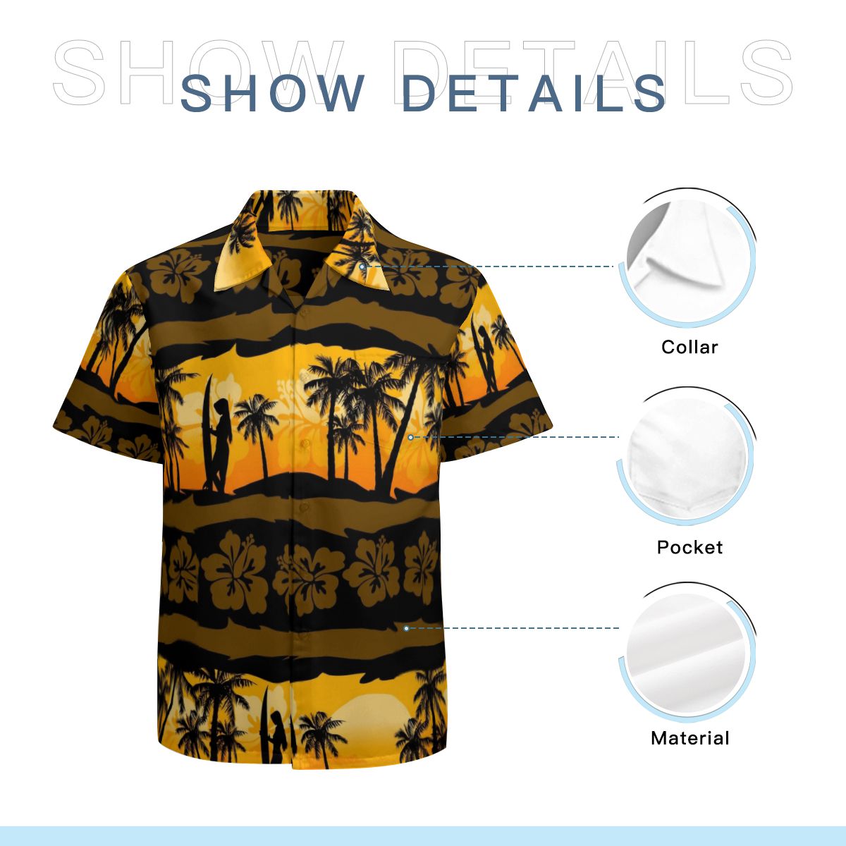 Hawaii Pattern 034 Hawaiian Shirts No.II8VP5