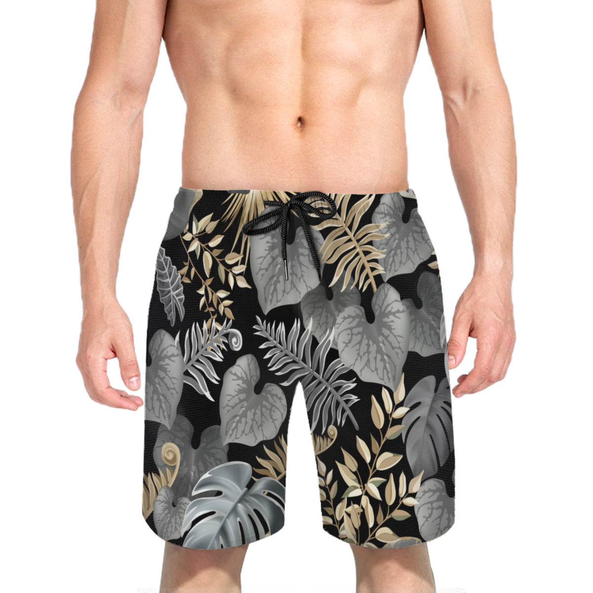 Tropical Leaves 008 Men's Swim Trunks No.IVFBCL