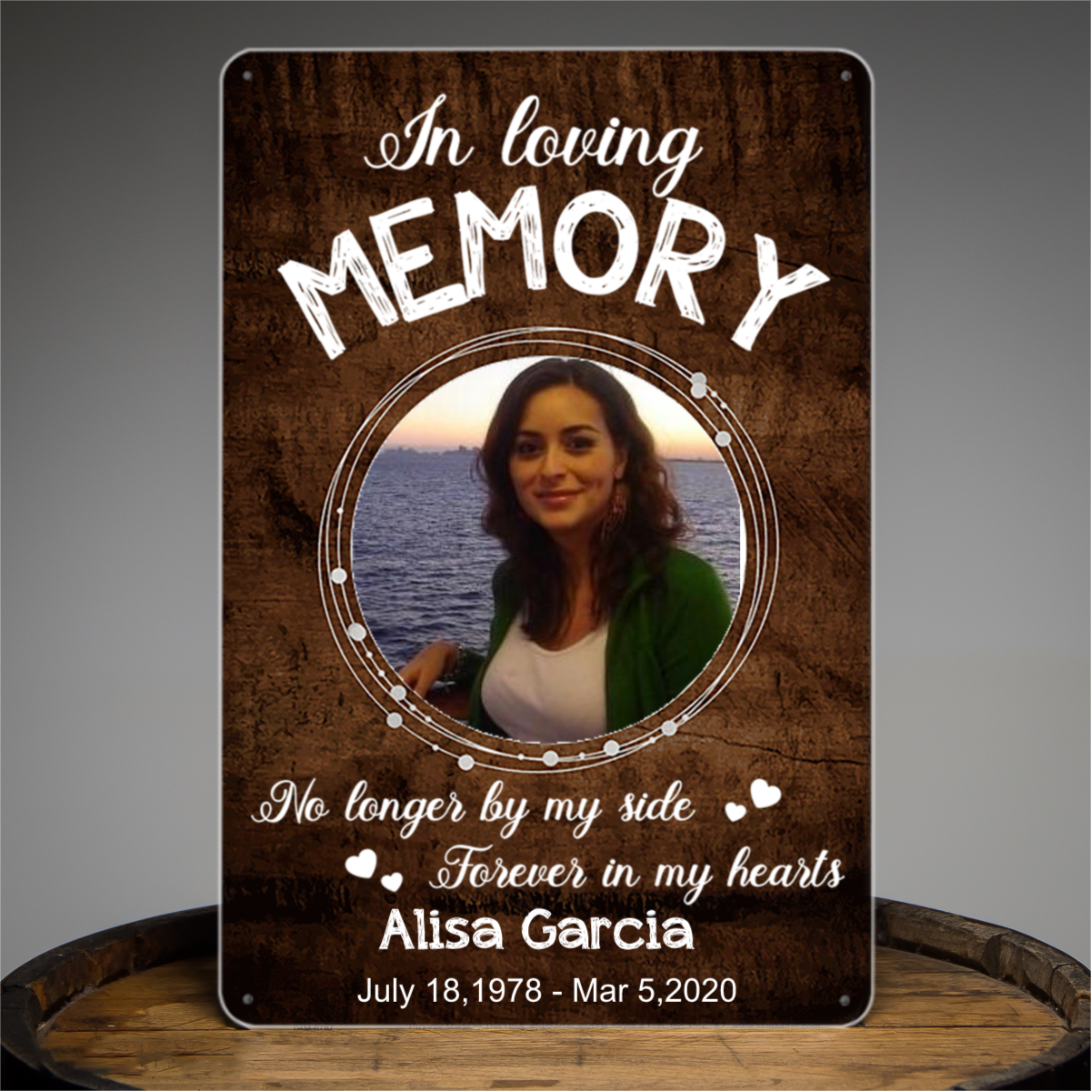 In Loving Memory Memorial Tin Signs