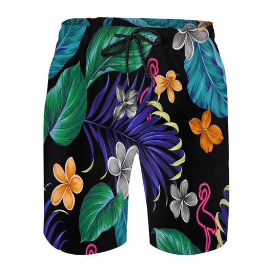 Neon Tropicana Graphic Men's Swim Trunks No.J2YFLS