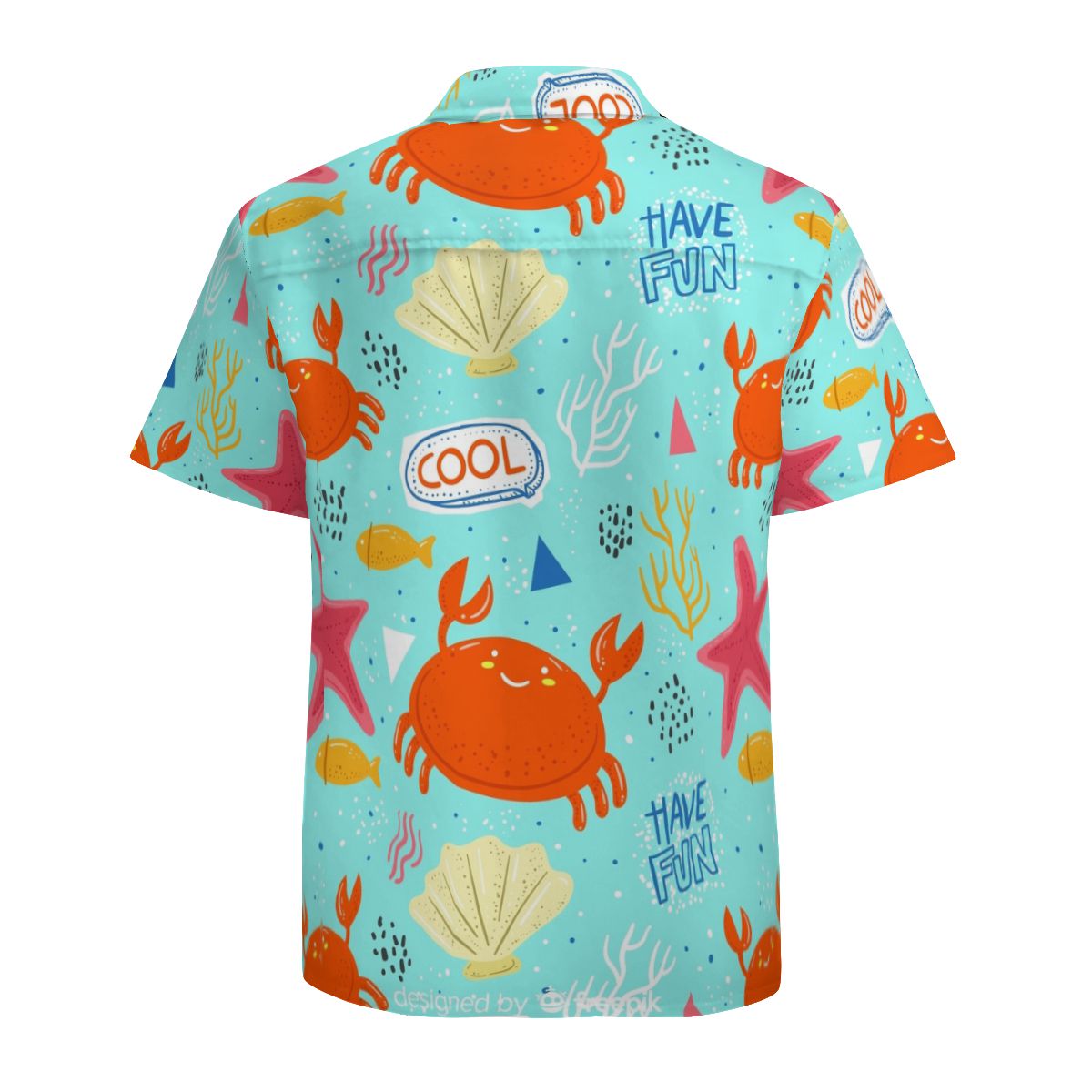 Crab Hawaiian Shirts No.J3FB2N