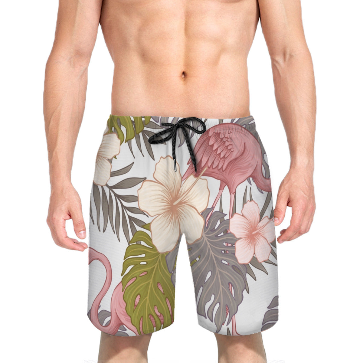 Flamingo 06 Men's Swim Trunks No.JIVO4E