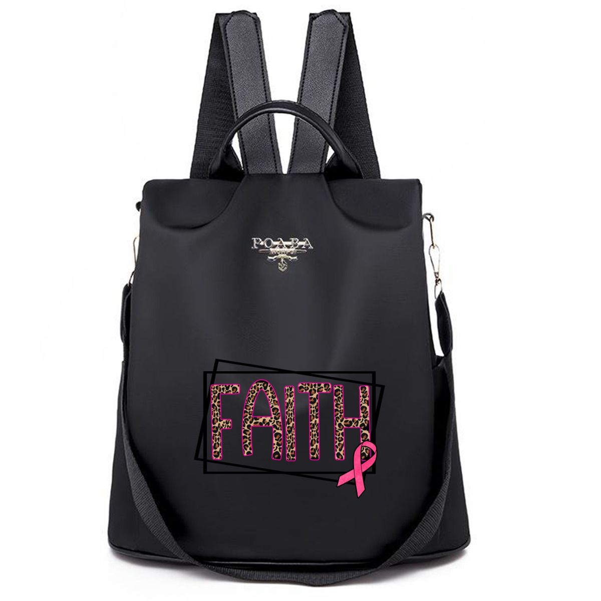 Breast Cancer Faith PNG Backpack No.JJGYV5