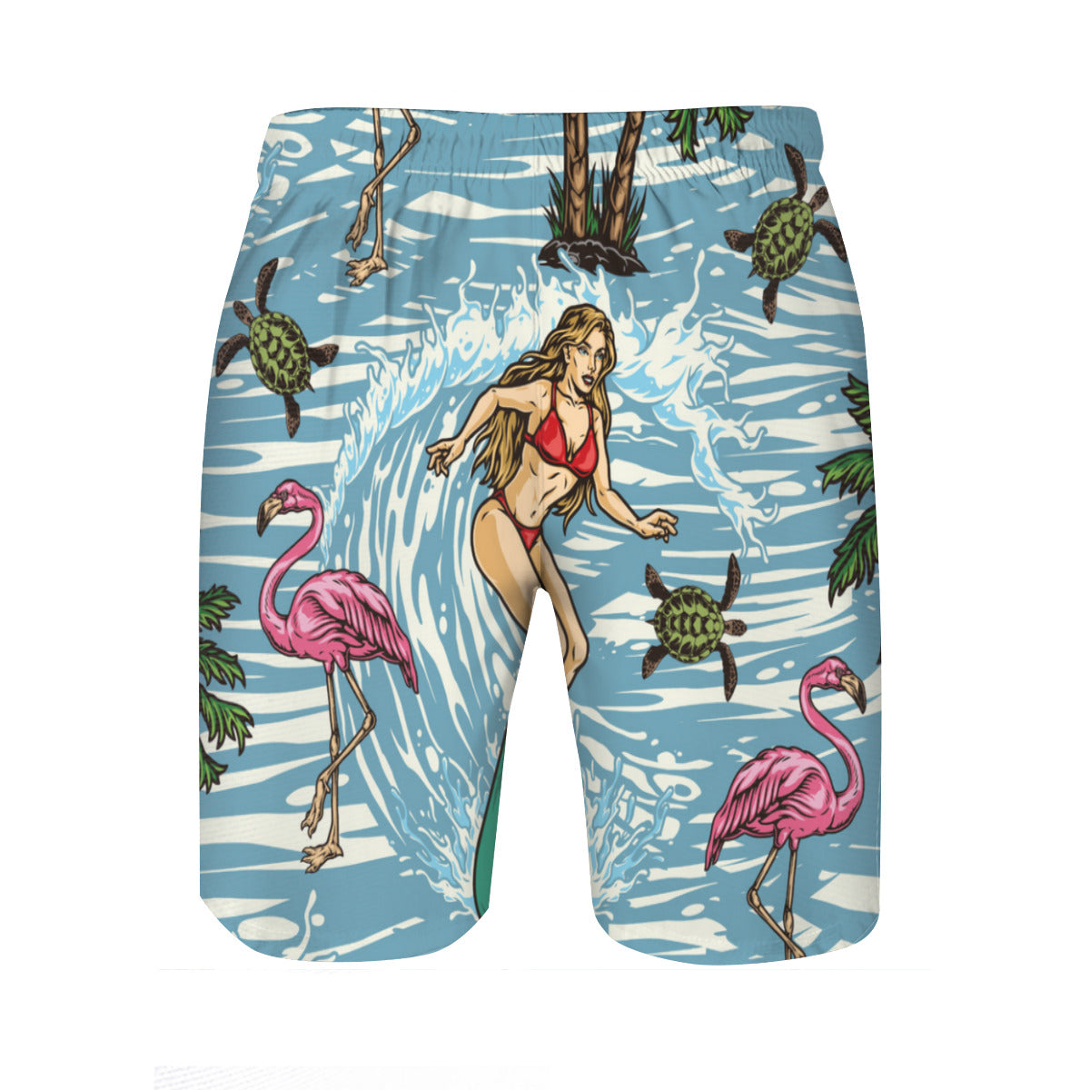 Flamingo 01 Men's Swim Trunks No.JT3GTA