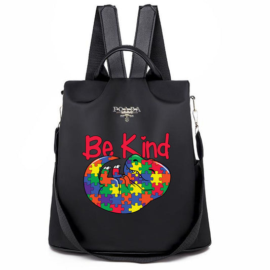 Be Kind Dinosaur Backpack No.JYWADI