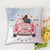 Just Married Wedding Car Personalized Pillow