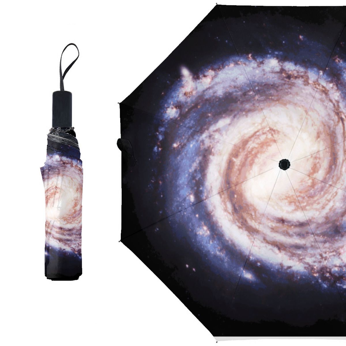 Milky Way Galaxy Brushed Polyester Umbrella No.K5NY9E