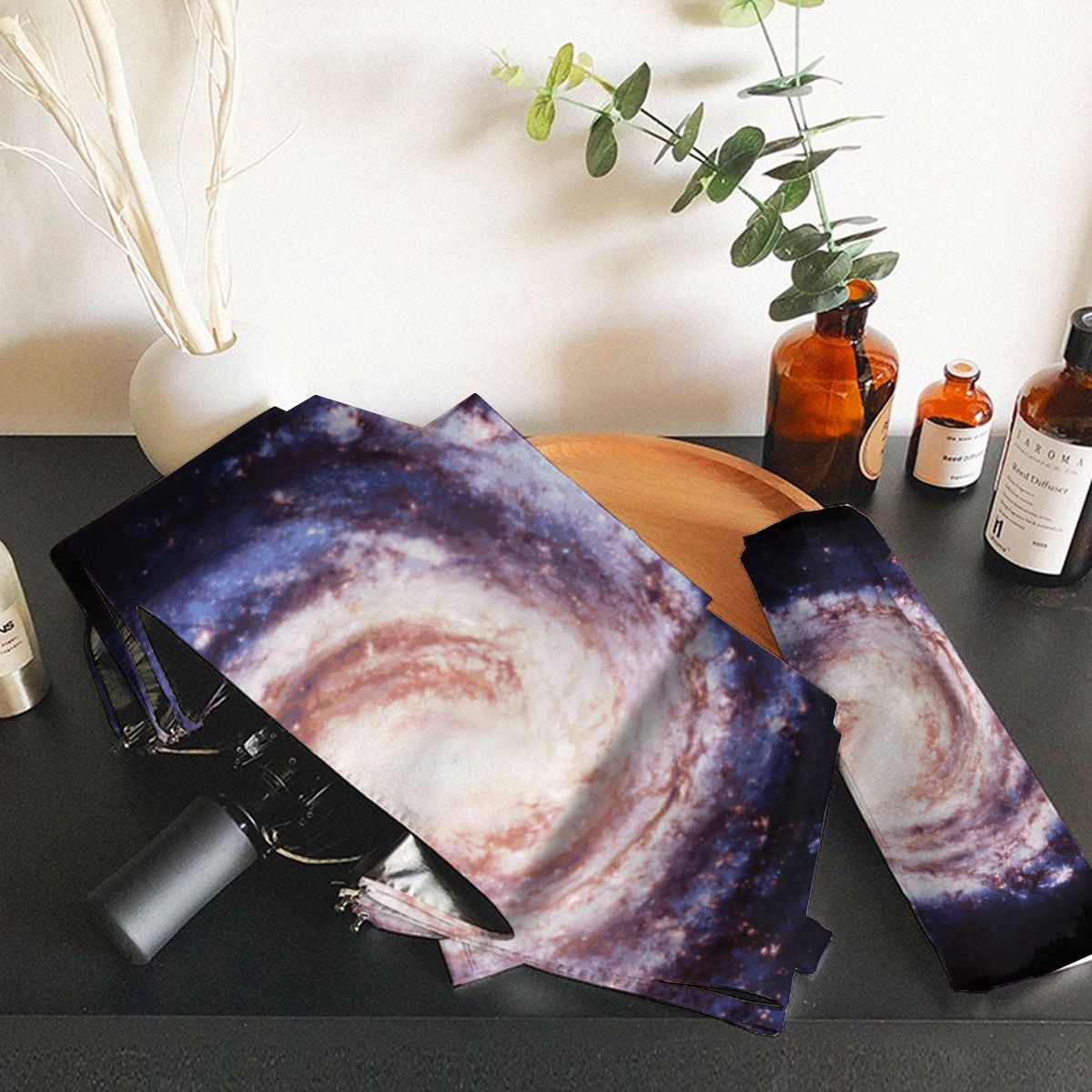 Milky Way Galaxy Brushed Polyester Umbrella No.K5NY9E