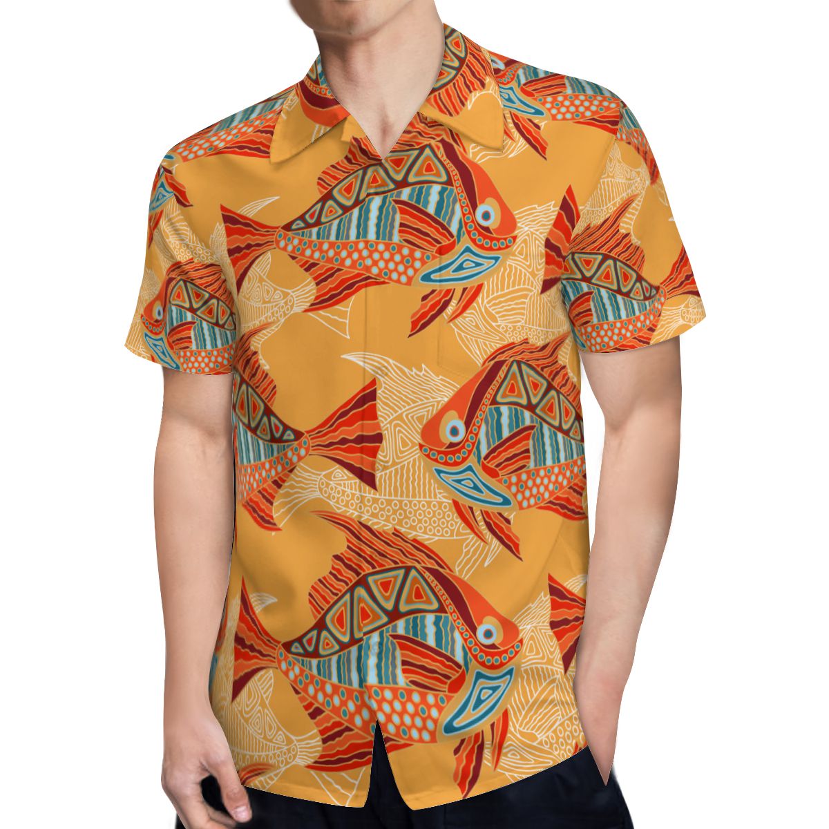 Fish 02 Hawaiian Shirts No.K6VKC5