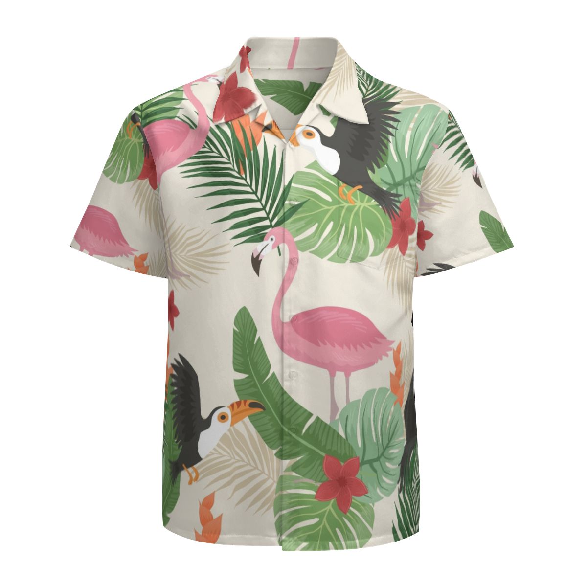 Flamingo 04 Hawaiian Shirts No.K77Z6P