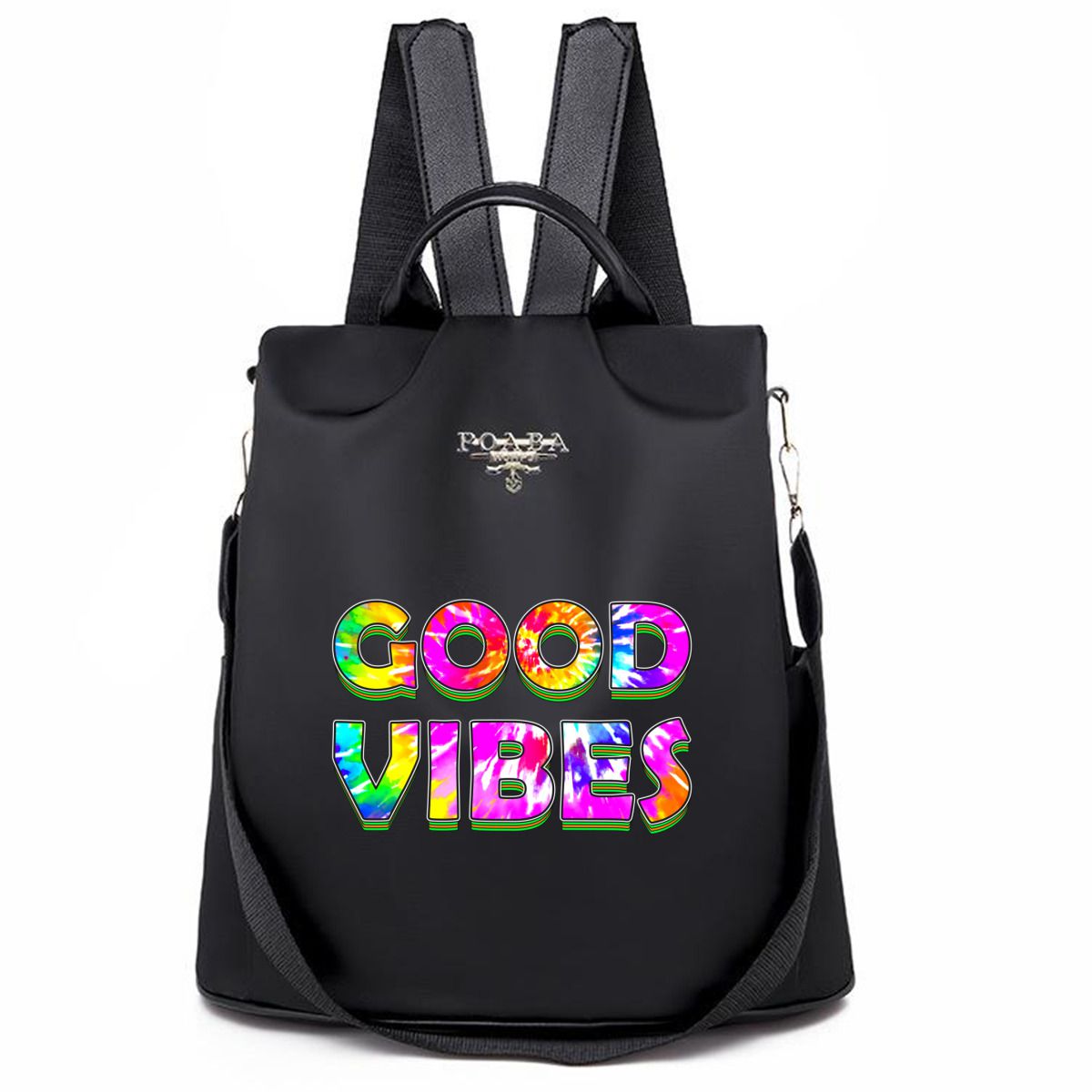 Tie Dye Life Good Vibes Backpack No.KH3Y35