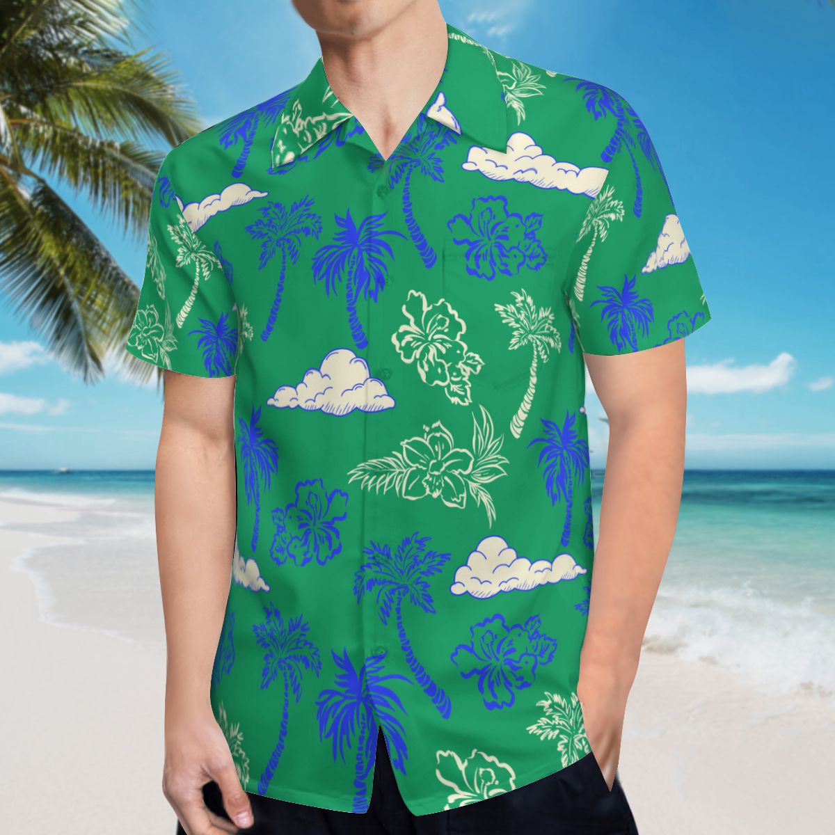 Tropical Leaves 012 Hawaiian Shirts No.KHURLL