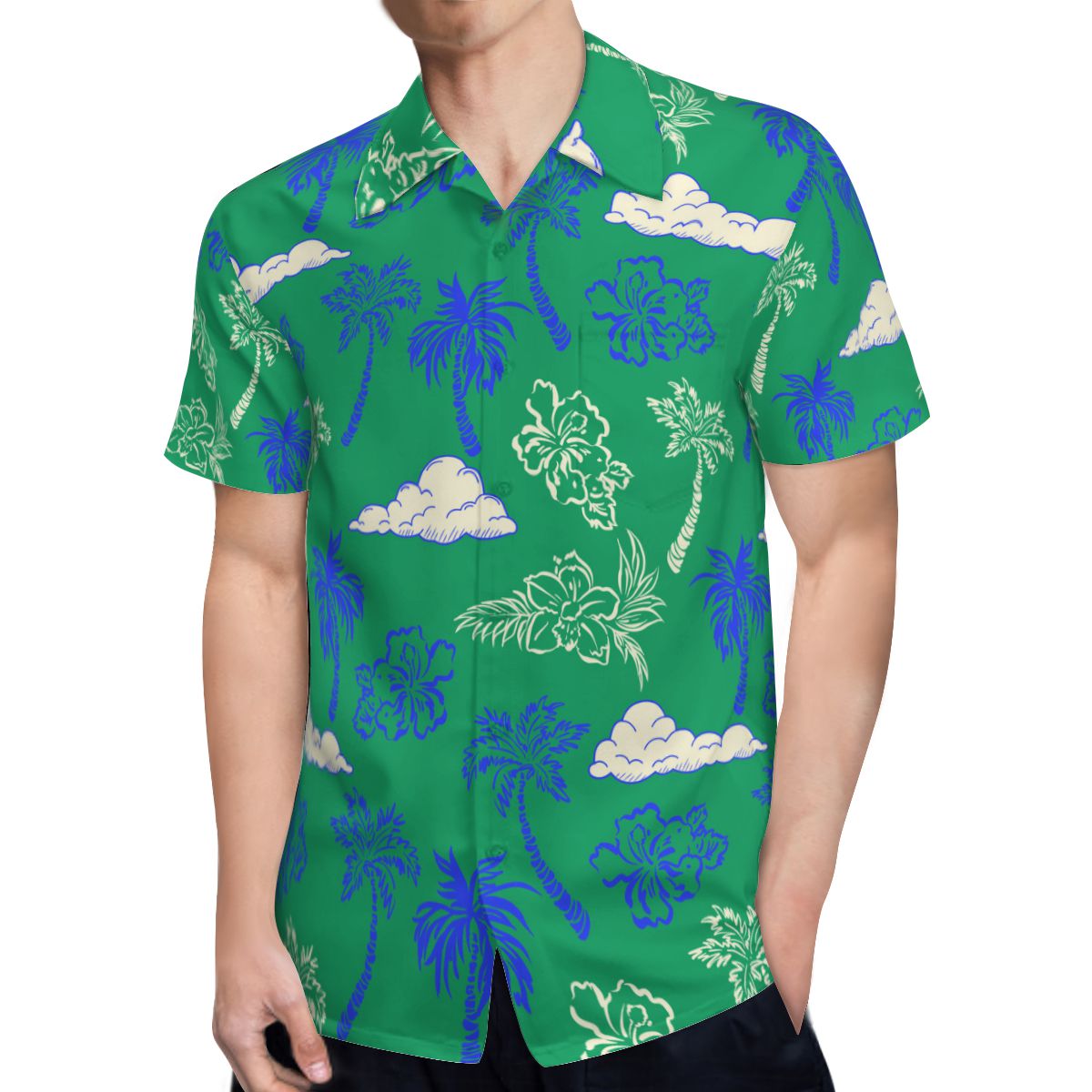 Tropical Leaves 012 Hawaiian Shirts No.KHURLL