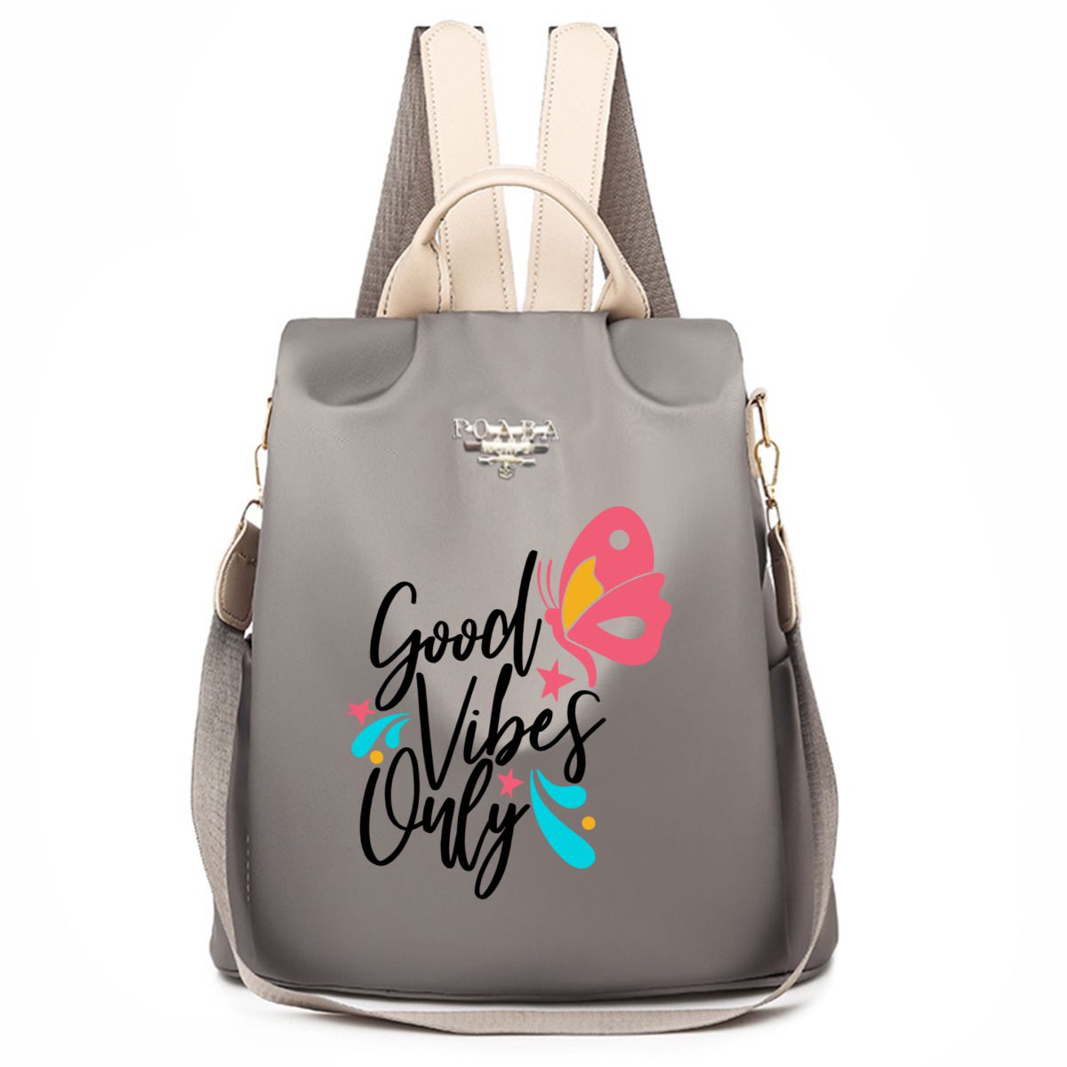 Butterfly Good Vibes Only Backpack No.KQCTBF