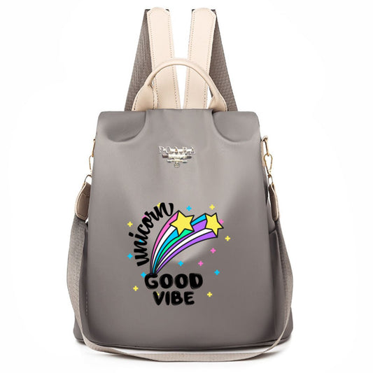 Unicorn Good Vibe Backpack No.KQMC2E