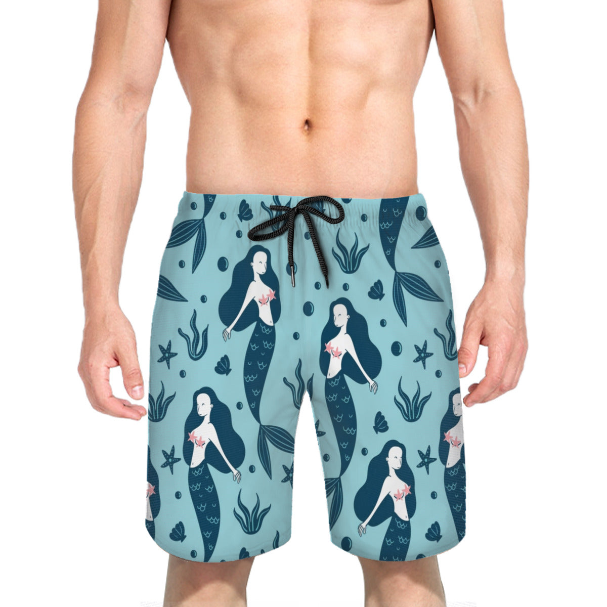 Mermaid Men's Swim Trunks No.KZPJVF