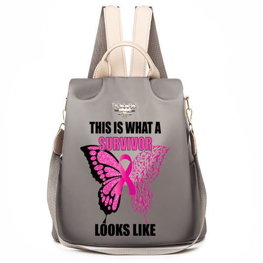 This Is What A Survivor Looks Like Butterfly Backpack No.L45EXU