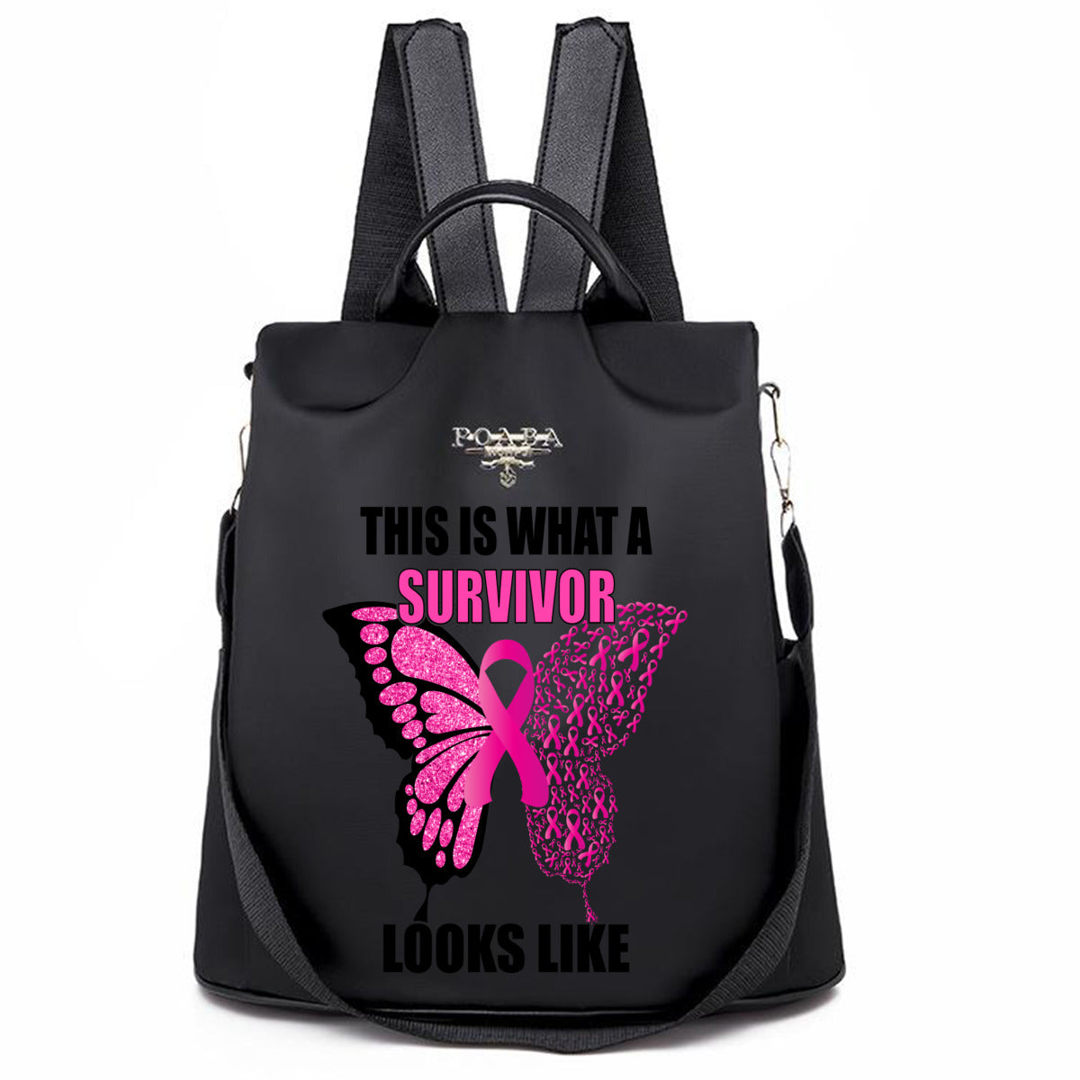 This Is What A Survivor Looks Like Butterfly Backpack No.L45EXU