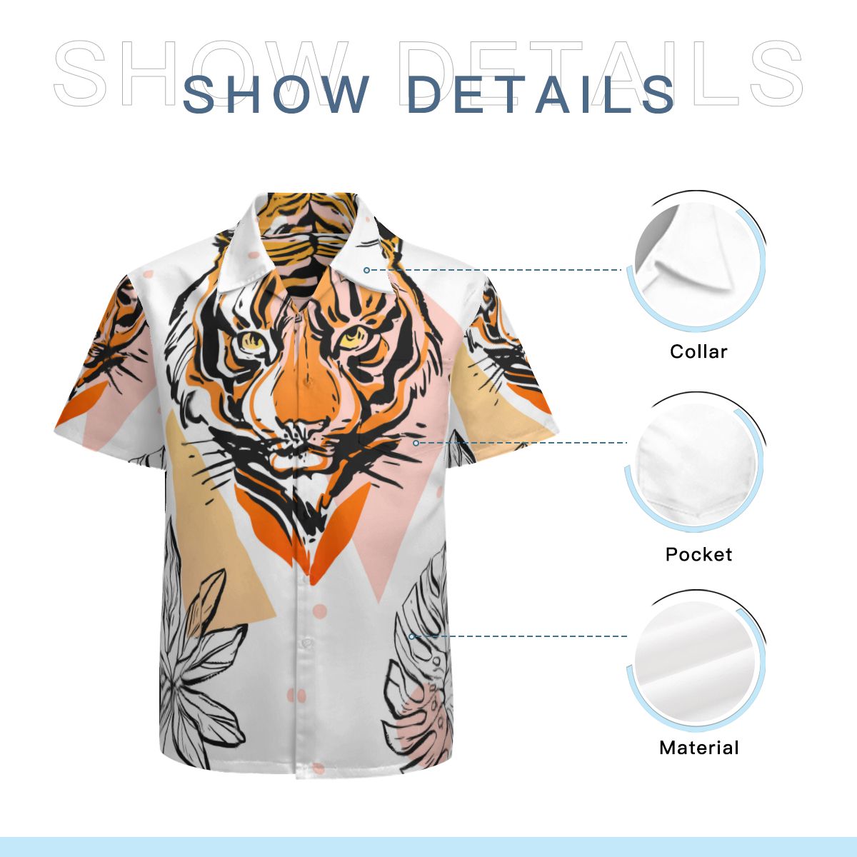 Tiger Hawaiian Shirts No.L4UIVS