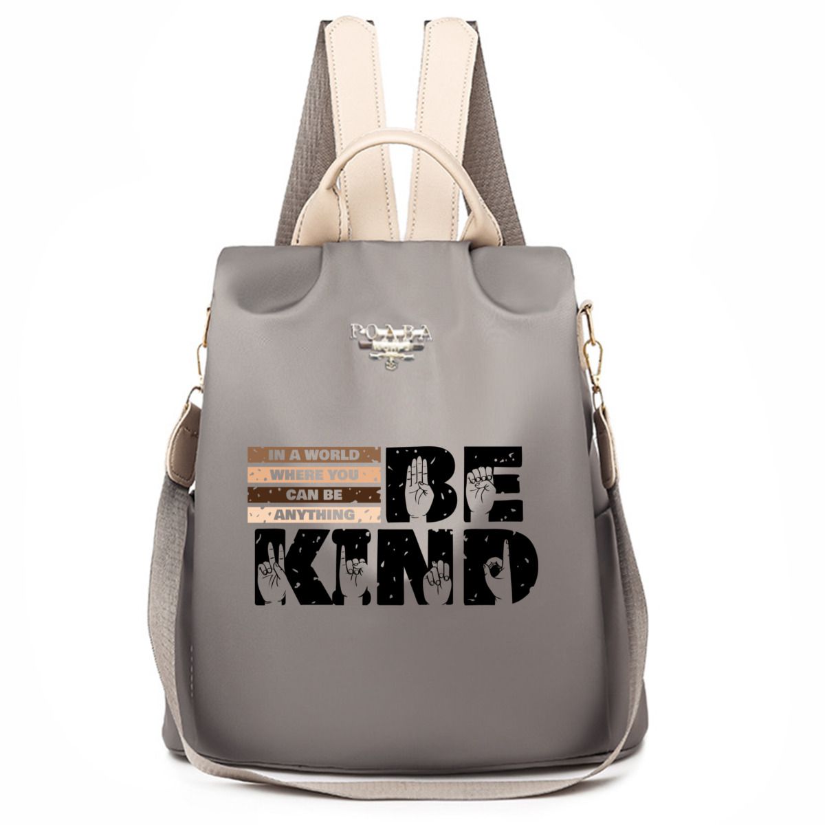 Be Kind. Hands 1 Backpack No.L7AL3B