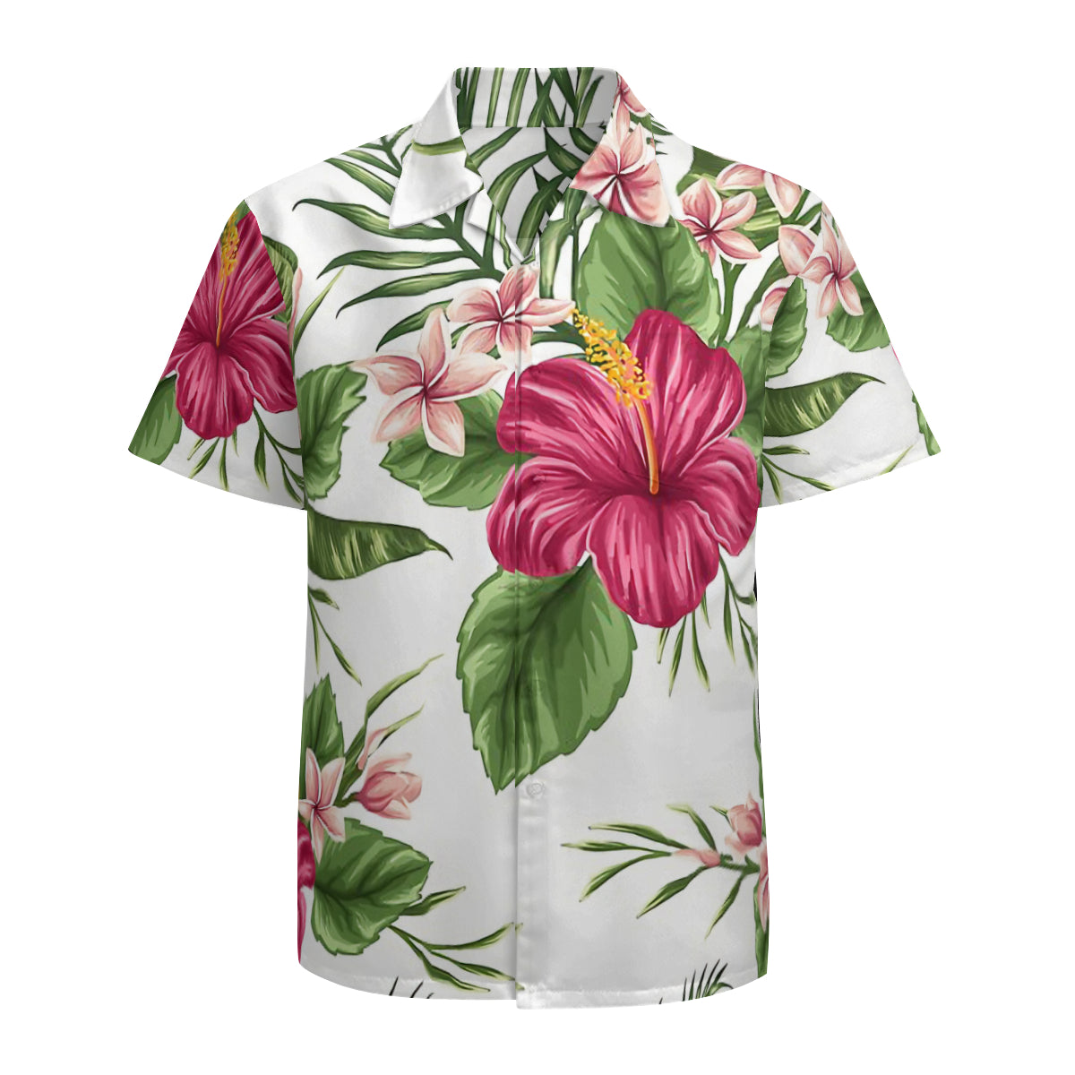 Tropical Flowers 2 Graphic Hawaiian Shirts No.LESVSQ