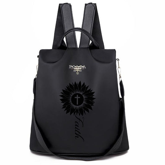 Black Faith Backpack No.LHMEHJ