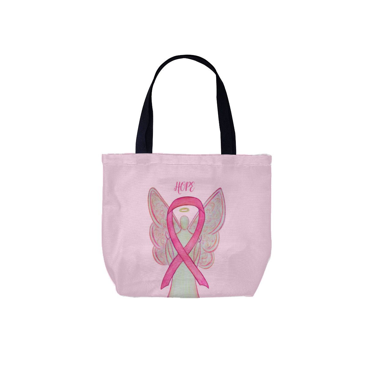 Breast Cancer Awareness Ribbonss Canvas Bag No.FUXPOT