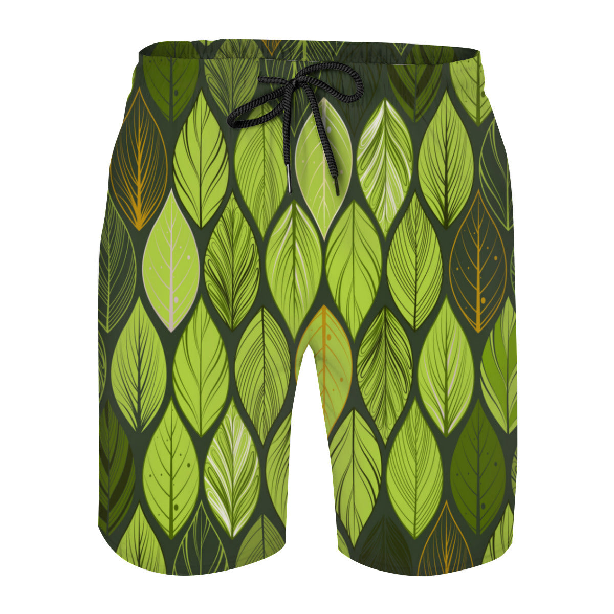 Tropical Leaves 002 Men's Swim Trunks No.LN6WQB