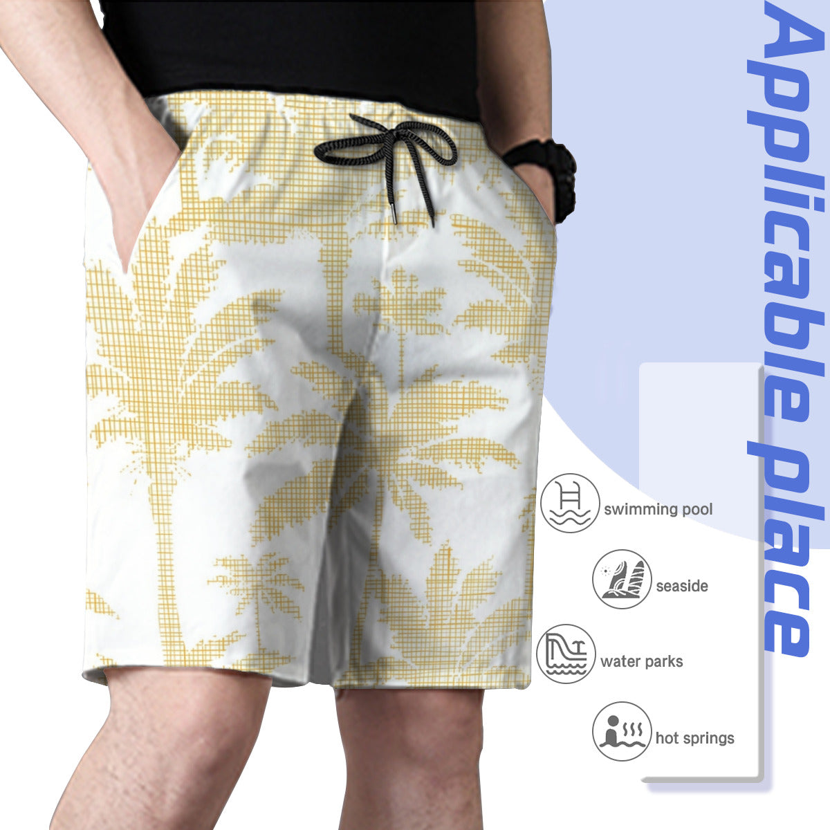 Hawaii Pattern 029 Men's Swim Trunks No.M2PRFA