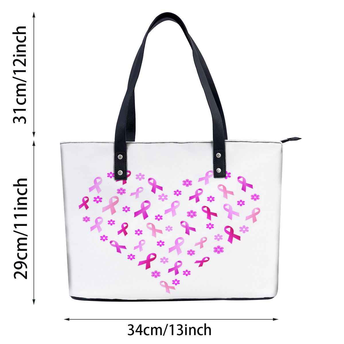 Breast Cancer Pink Ribbon Shoulder Bag No.3PL85D