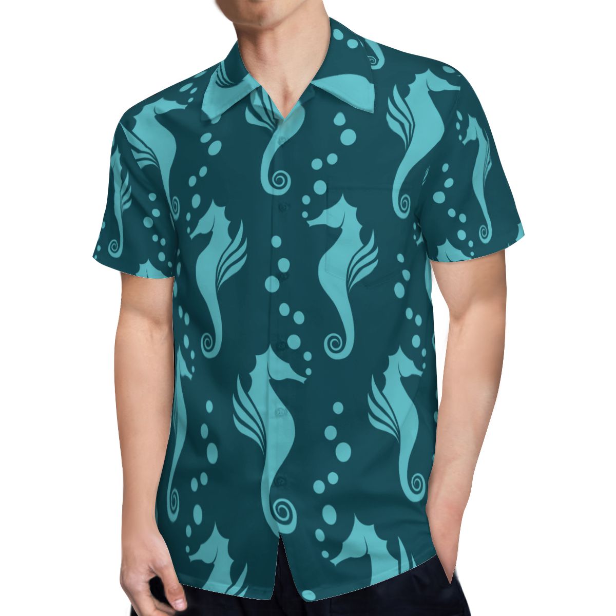 Sea Horse Hawaiian Shirts No.MLR8Z6