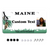 Maine Custom License Plates, Personalized Photo & Text & Background