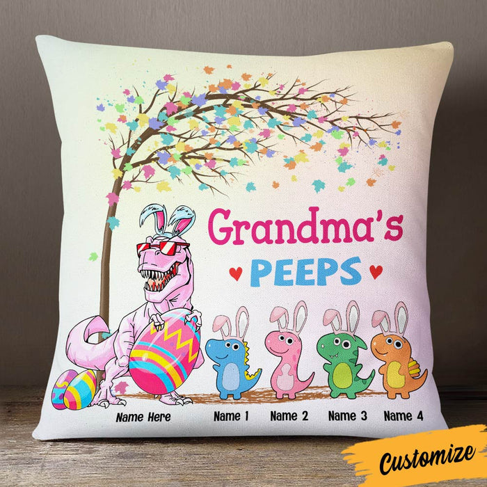 Personalized Easter Mom Grandma Pillow