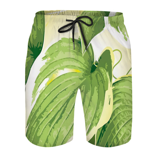 Ficus Plant 13 Graphic Men's Swim Trunks No.N35WO8