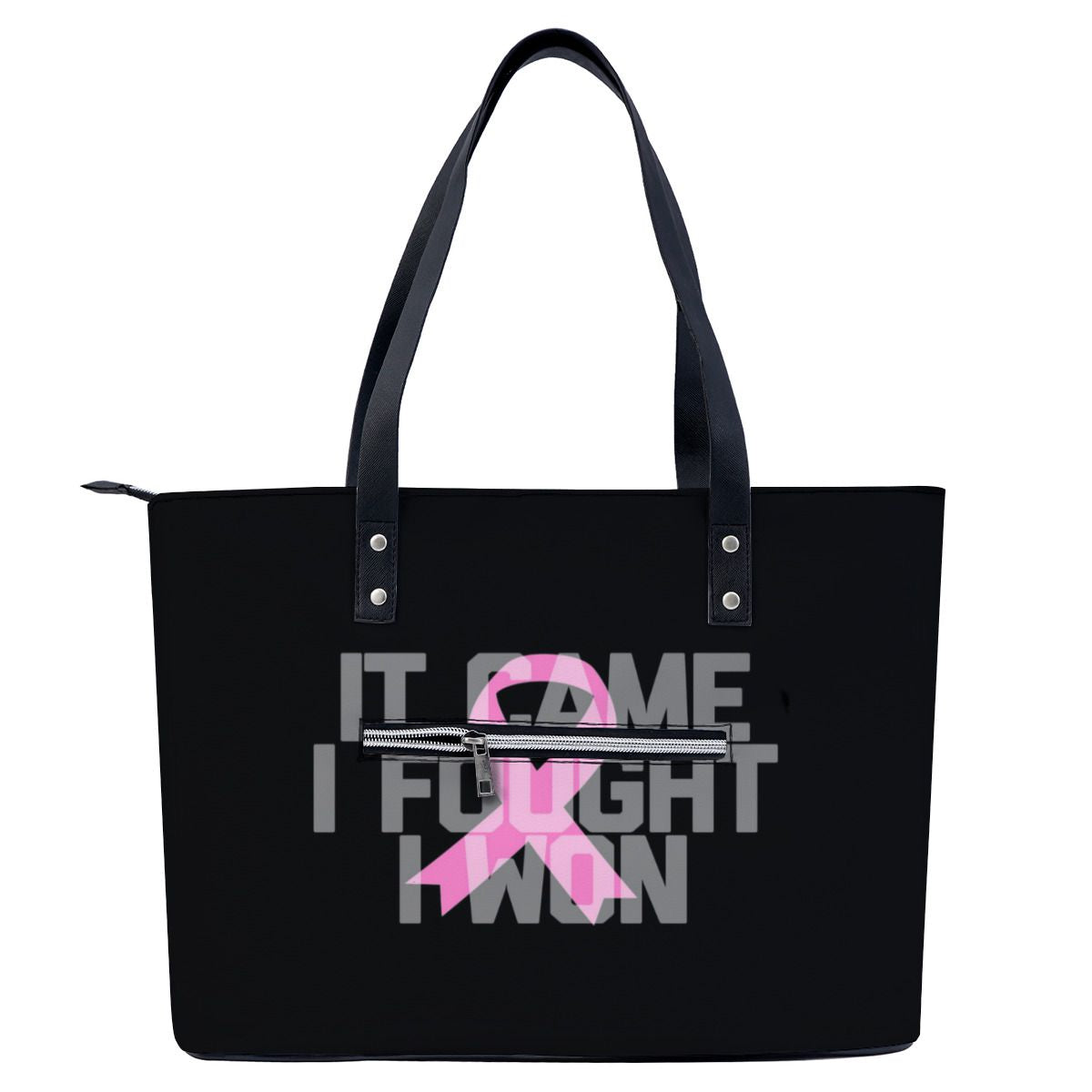 It Came I Fought I Won Breast Cancer Awareness Shoulder Bag No.P7HIZ9