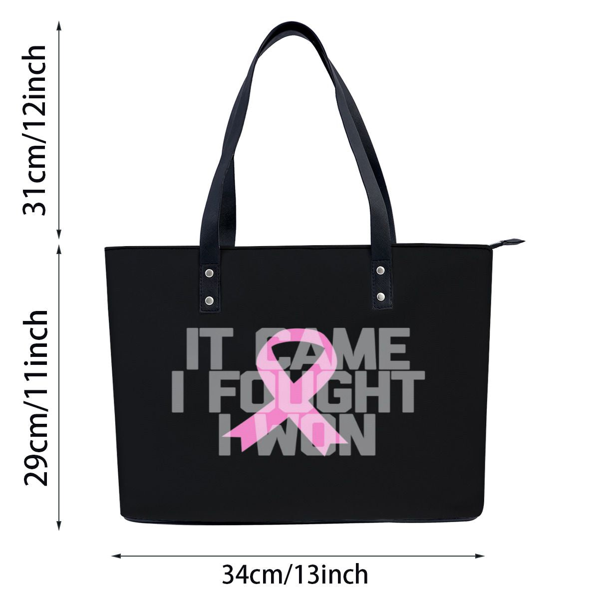 It Came I Fight I Won Breast Cancer Awareness ショルダーバッグ No.P7HIZ9