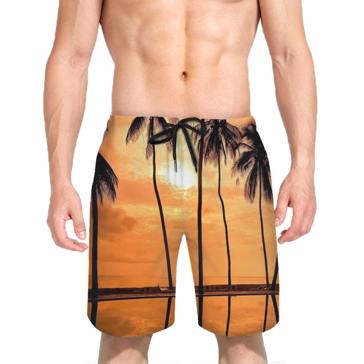 Hawaii Pattern 004 Men's Swim Trunks No.NJE434