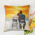 Newlywed On The Beach Personalized Pillow