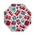 Red & Blue Retro Christmas Packages Brushed Polyester Umbrella No.O3KX78