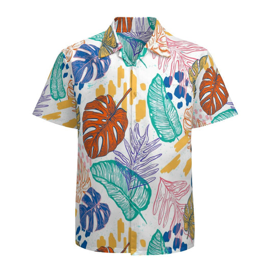 Tropical Leaves 015 Hawaiian Shirts No.ODMNWY