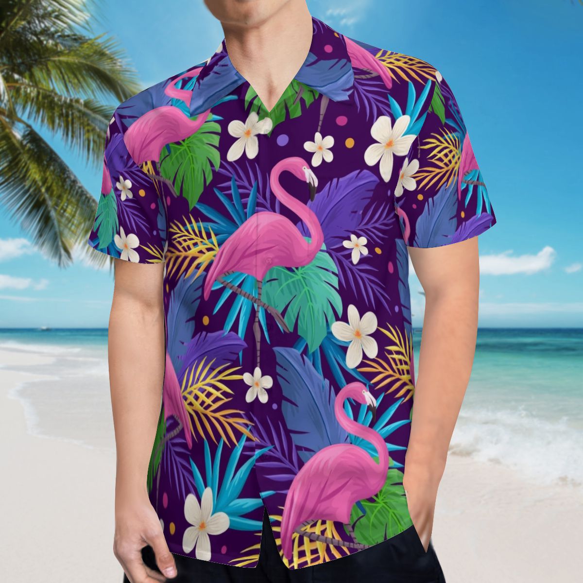 Flamingo 11 Hawaiian Shirts No.OFIM9A