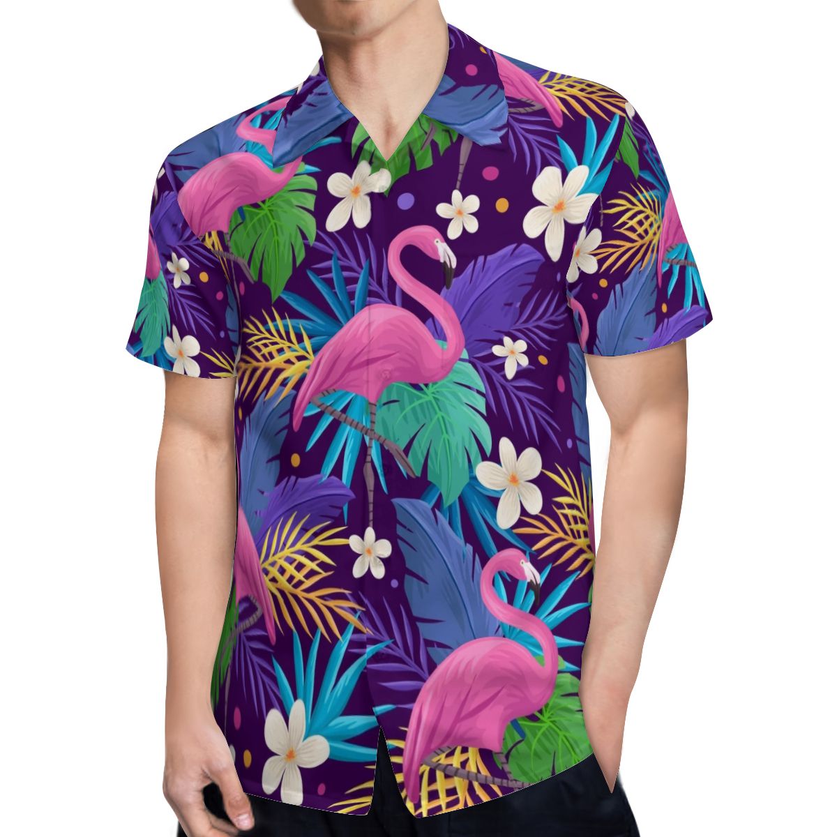 Flamingo 11 Hawaiian Shirts No.OFIM9A