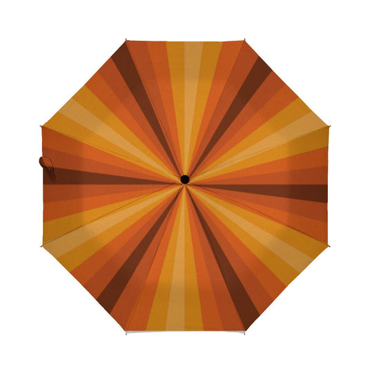 Optical Illusion Orange Umbrella No.OVGH4I