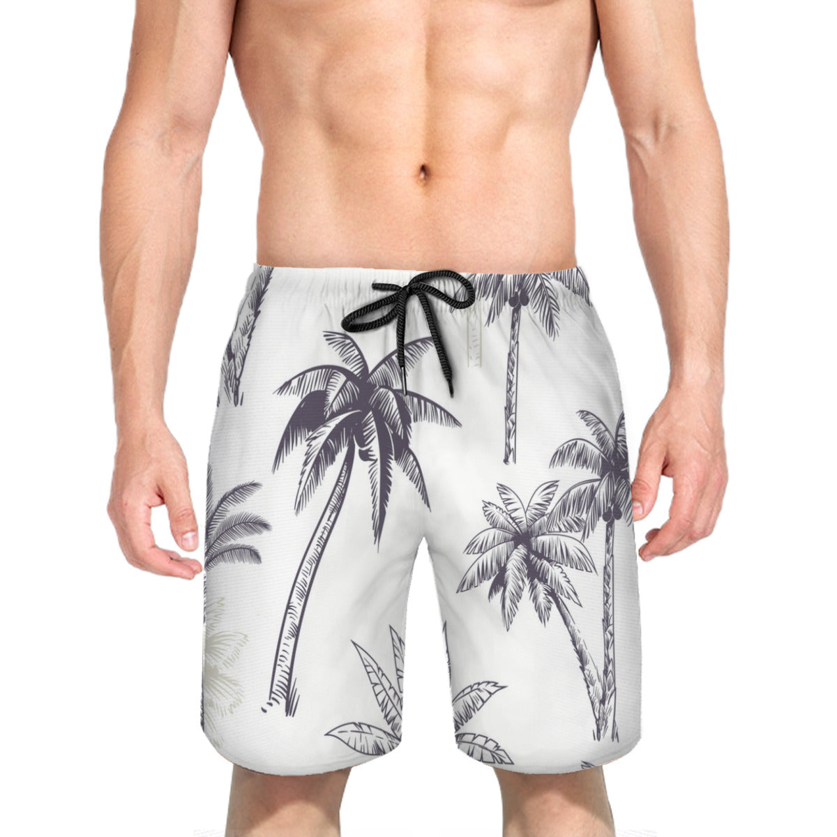 Hawaii Pattern 028 Men's Swim Trunks No.PJ62KF