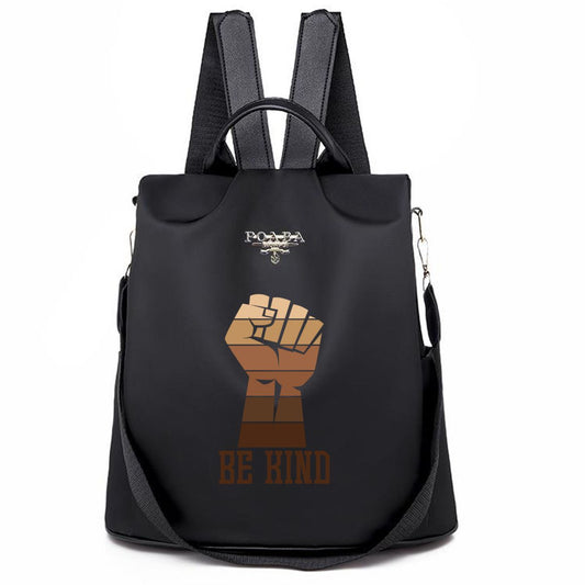 Be Kind Melanin Fist Backpack No.PJVRF3