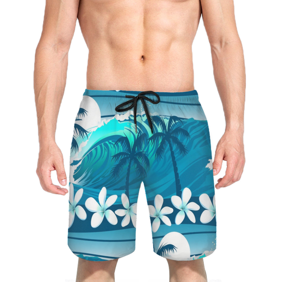 Hawaii Pattern 036 Men's Swim Trunks No.PS6P3D