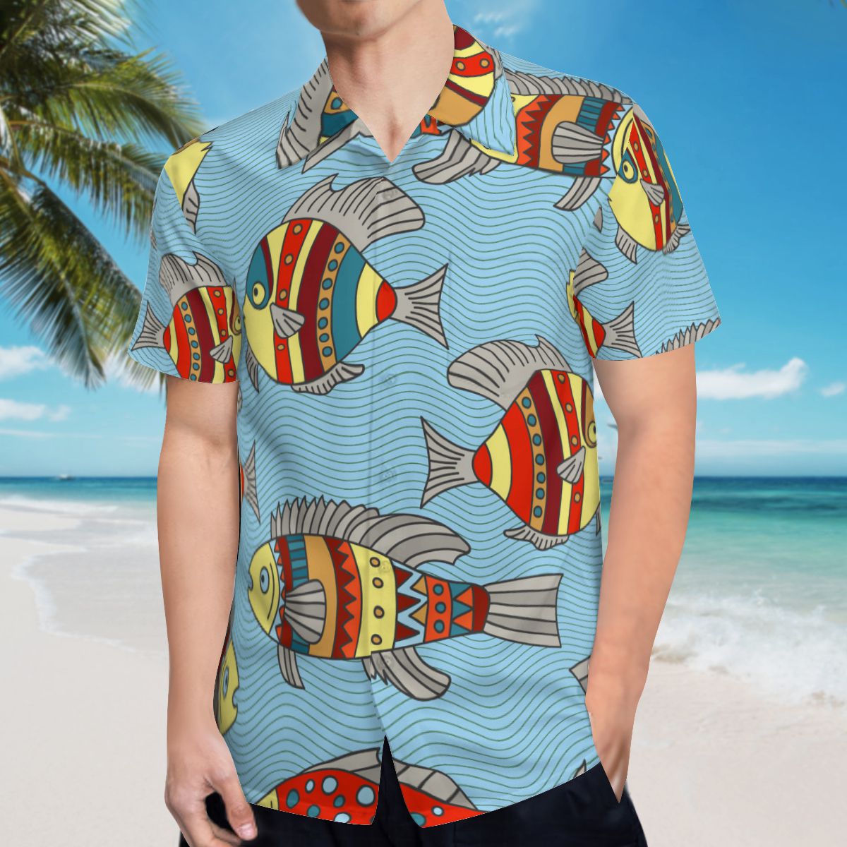 Fish 03 Hawaiian Shirts No.PYI6LR