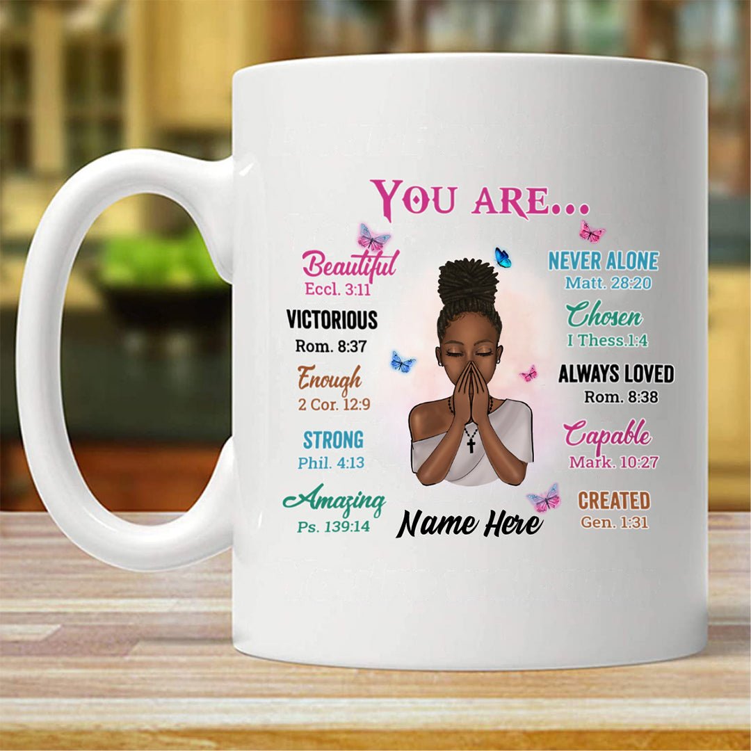 Personalized God You Are Mug (Double-sided Printing)