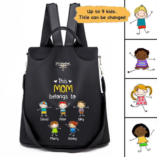 Personalized Mom Backpack