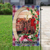 Personalized Roses On Wood Frame House Flag & Garden Flag